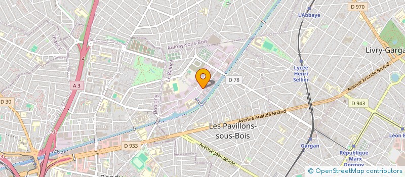 localisation de l'entreprise A.R LOGIBEST à LES PAVILLONS-SOUS-BOIS