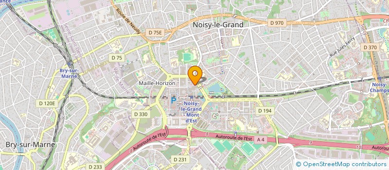 localisation de l'entreprise A.R.M  NOISY-LE-GRAND