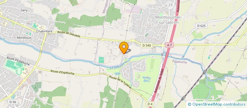 localisation de l'entreprise A.R.M  MONTBOUCHER-SUR-JABRON