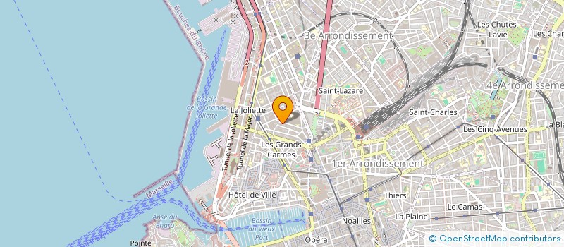 localisation de l'entreprise A.R.M.B.C.F. à MARSEILLE