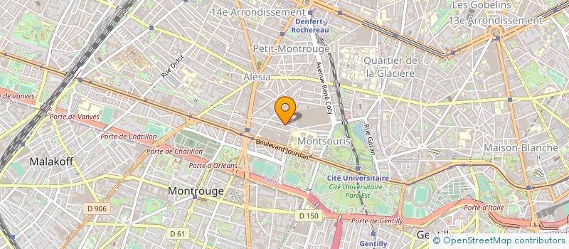 localisation de l'entreprise A. R. M.  HOTEL  PARIS