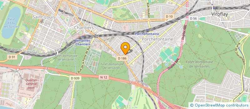 localisation de l'entreprise A.R.M. IMMOBILIER  VERSAILLES