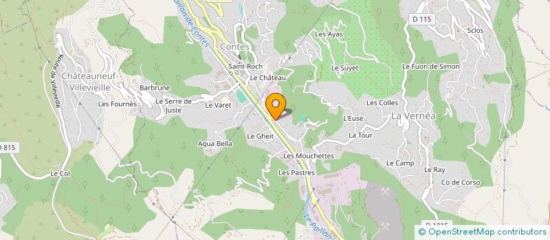 localisation de l'entreprise A R M INVEST  CONTES