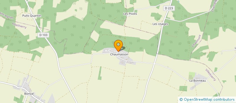 localisation de l'entreprise A.R.M. POSE  VILLETHIERRY