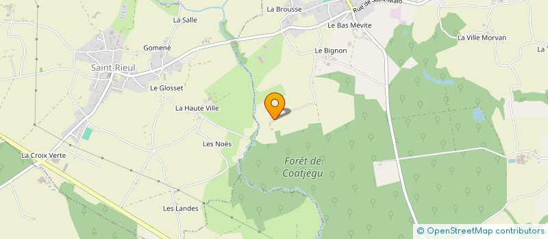 localisation de l'entreprise A-R MACONNERIE  PLEDELIAC