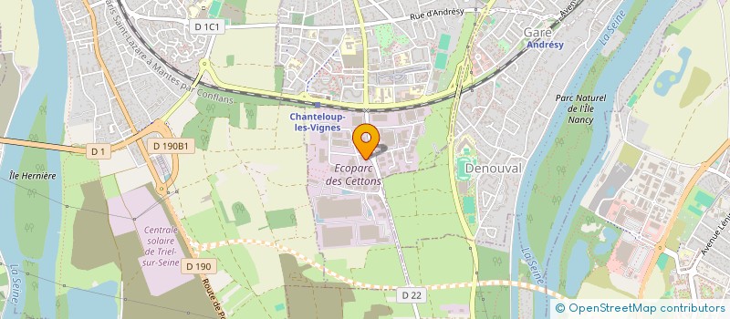 localisation de l'entreprise A.R MANAGEMENT  CHANTELOUP-LES-VIGNES