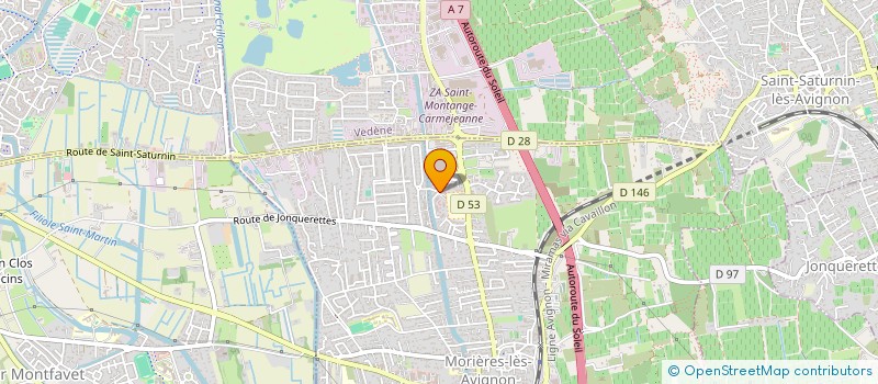 localisation de l'entreprise A R N S ASSOCIATION POUR LES REPTILES DU NORD ET DU SUD  MORIERES-LES-AVIGNON