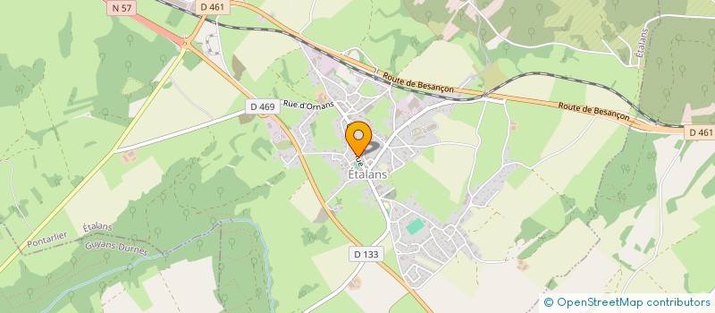 localisation de l'entreprise A R O  LES PREMIERS SAPINS