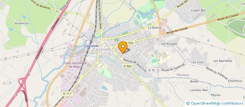localisation de l'entreprise A.R.P. à CAUSSADE
