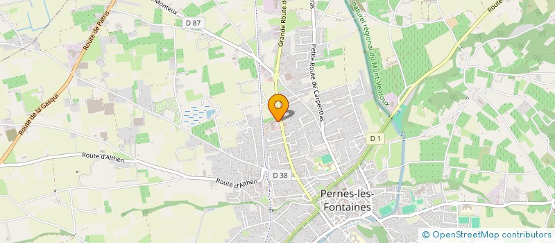 localisation de l'entreprise A R P  PERNES-LES-FONTAINES