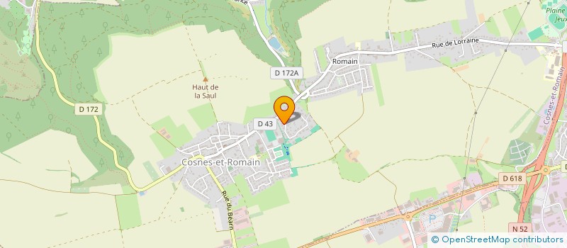 localisation de l'entreprise A.R.P.A COSNES ET ROMAIN- VAUX WARNIMONT  COSNES-ET-ROMAIN