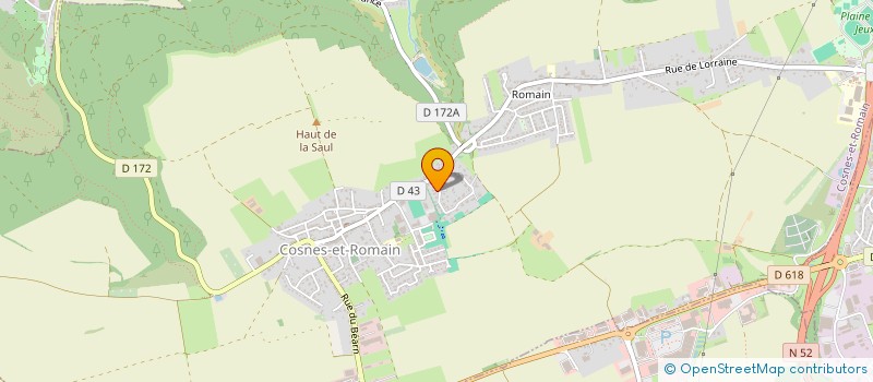 localisation de l'entreprise A.R.P.A COSNES ET ROMAIN- VAUX WARNIMONT  COSNES-ET-ROMAIN