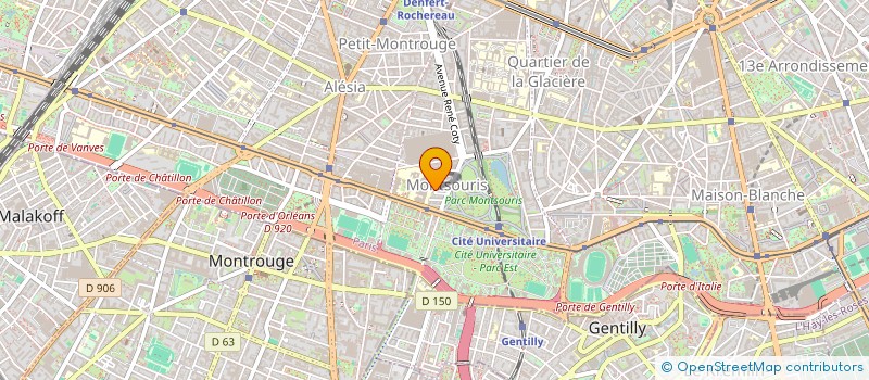localisation de l'entreprise A R P E  PARIS