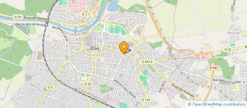 localisation de l'entreprise A.R.P.I.E AGENCE RECHERCHE PRIVEES INVESTIGATIONS ENQUETES à DAX