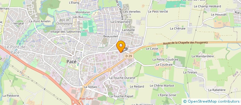 localisation de l'entreprise A.R.P. IMMO à PACE
