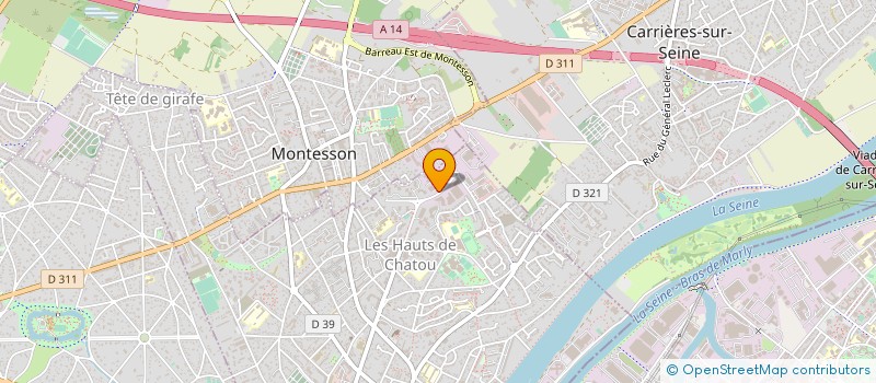 localisation de l'entreprise A R P P A ASSISTANCE EN RESTAURATION ET PRESERVATION DU PATRIMOINE ANCIEN à COLOMBES
