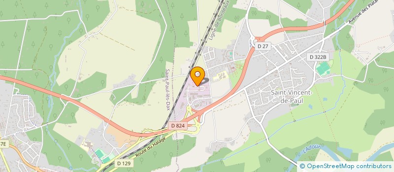 localisation de l'entreprise A.R PAQUEREAU  YZOSSE