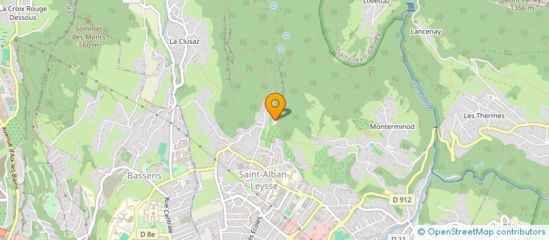 localisation de l'entreprise A&R PEINTURE  LA MOTTE-SERVOLEX