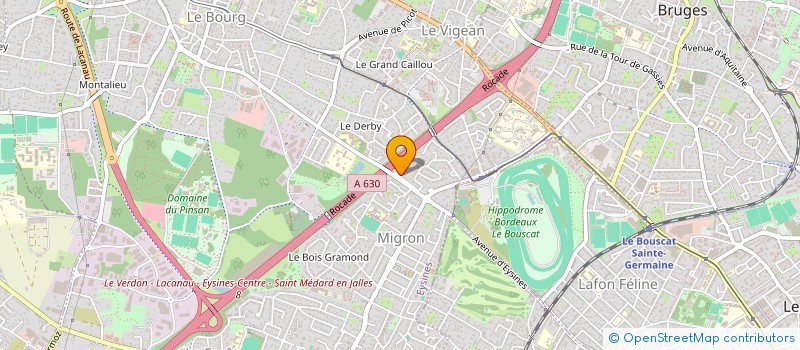 localisation de l'entreprise A.R PRO-BAT à EYSINES