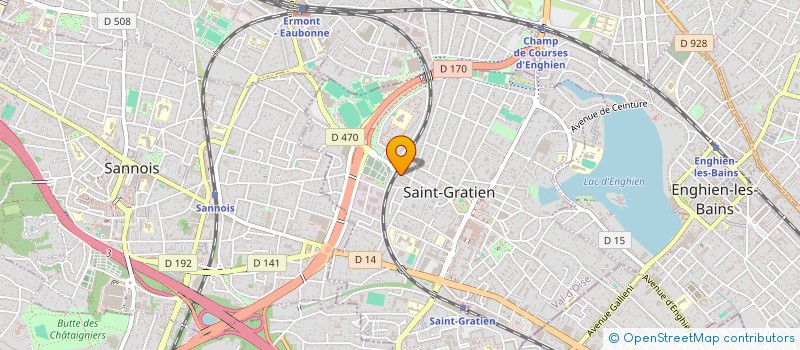 localisation de l'entreprise A.R. REGIS  SAINT-GRATIEN