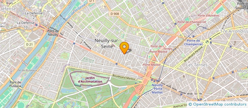 localisation de l'entreprise A.R.S à NEUILLY-SUR-SEINE