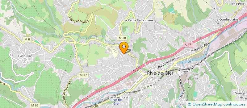 localisation de l'entreprise A. R. SERVICES à RIVE-DE-GIER