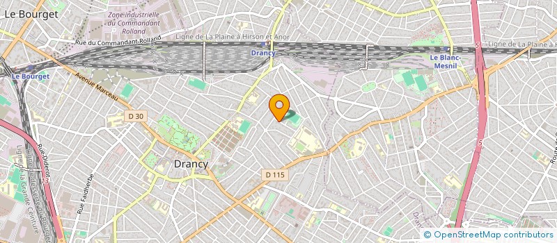 localisation de l'entreprise A R SERVICES  DRANCY