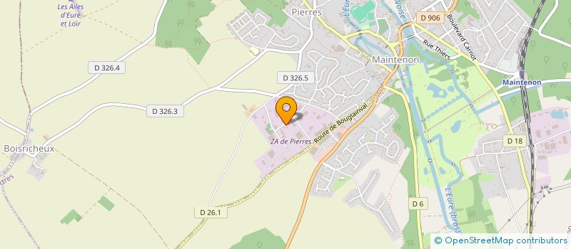 localisation de l'entreprise A R T à PIERRES