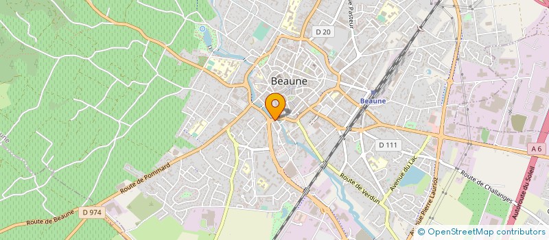 localisation de l'entreprise A.R.T. à BEAUNE