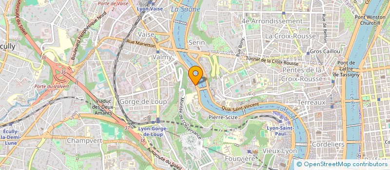 localisation de l'entreprise A.R.T. à LYON