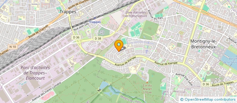 localisation de l'entreprise A-R-T à MONTIGNY-LE-BRETONNEUX