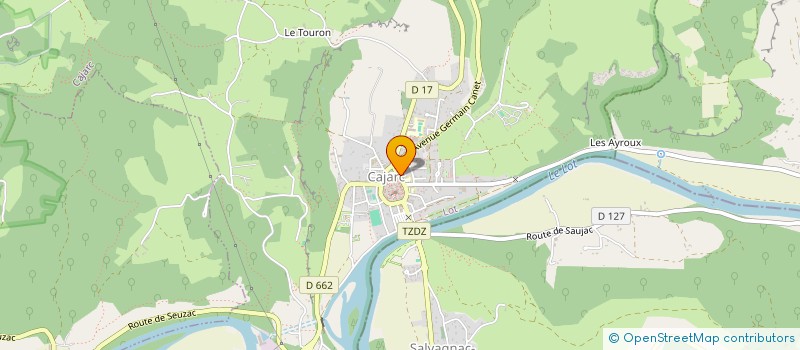 localisation de l'entreprise A R T A E M  CAJARC