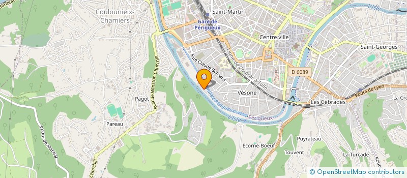localisation de l'entreprise A R T D à PERIGUEUX