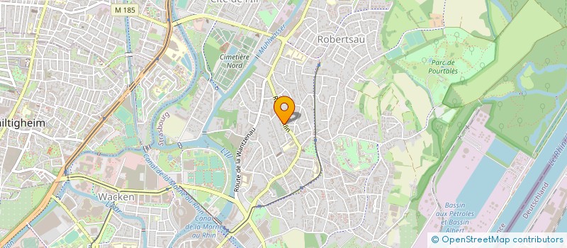 localisation de l'entreprise A.R.T.E.I.C SERVICES à STRASBOURG