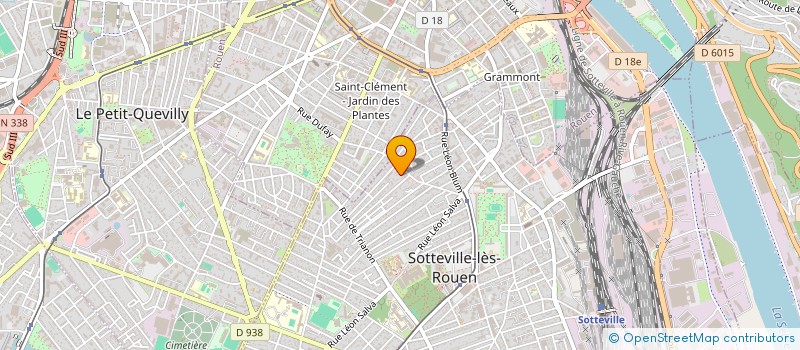 localisation de l'entreprise A.R.T.E.X. (AGENCE ROUEN TRANS EXPRESS)  SOTTEVILLE-LES-ROUEN