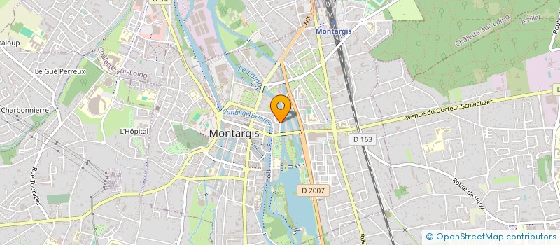 localisation de l'entreprise A.R.T.F à MONTARGIS