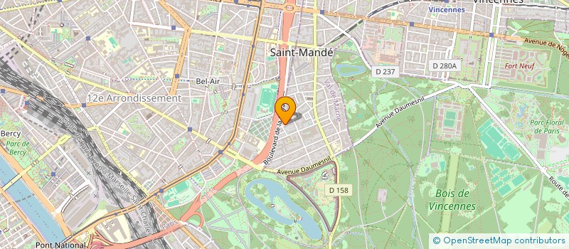 localisation de l'entreprise A.R.T HOLDING  SAINT-MANDE