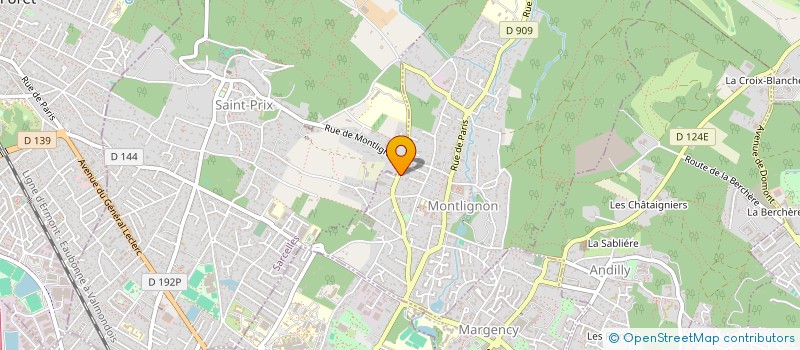 localisation de l'entreprise A.R.T PARIS  MONTLIGNON