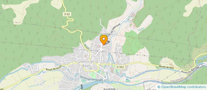 localisation de l'entreprise A.R.T.S à GREOUX-LES-BAINS