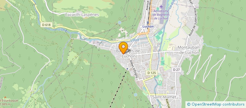 localisation de l'entreprise A.R.T. VALLEY  BAGNERES-DE-LUCHON