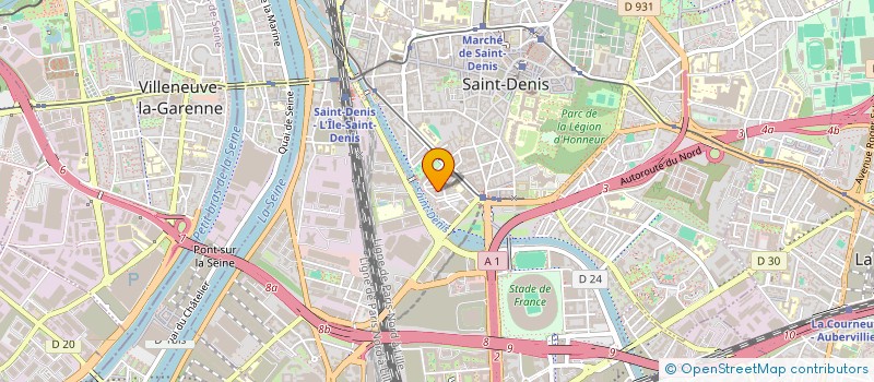 localisation de l'entreprise A.R TRANSPORTS à SAINT-DENIS