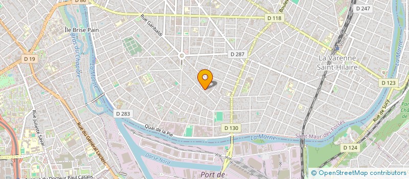 localisation de l'entreprise A.R.V. ACHAT REHABILITATION VENTE à SAINT-MAUR-DES-FOSSES