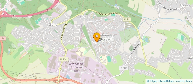 localisation de l'entreprise A R V SARL à BEHREN-LES-FORBACH