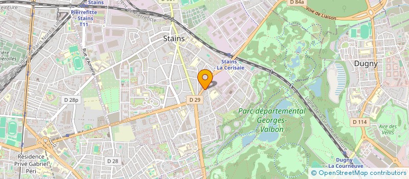 localisation de l'entreprise A. RAYAN  STAINS