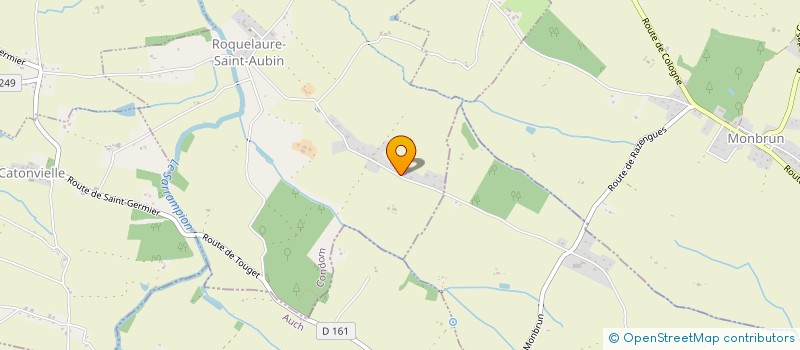 localisation de l'entreprise A RAZAFITRIMO TRANSPORTS & SERVICES  ROQUELAURE-SAINT-AUBIN