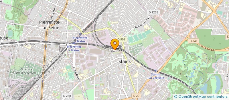 localisation de l'entreprise A+ RENOV à STAINS