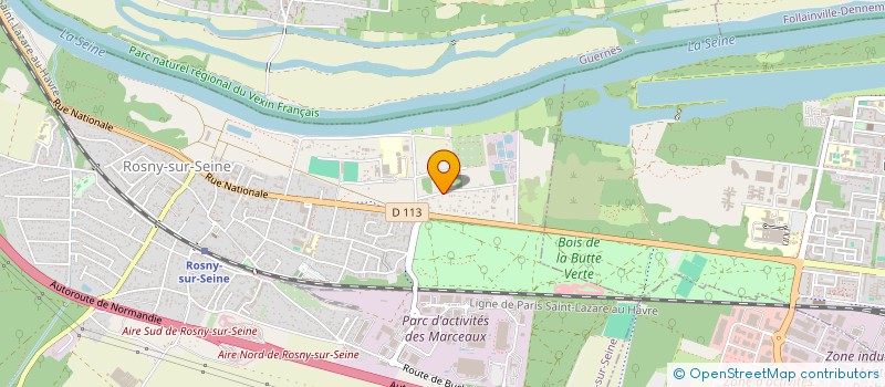 localisation de l'entreprise A-RENOV à ROSNY-SUR-SEINE