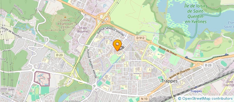 localisation de l'entreprise A.RENOVE 78 à TRAPPES