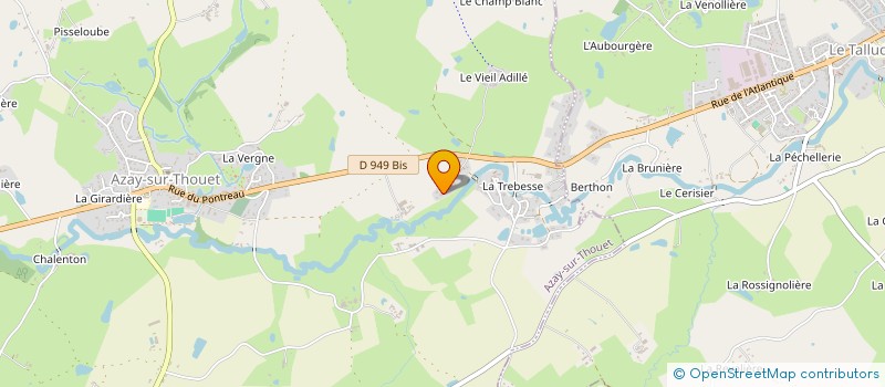 localisation de l'entreprise A REVERS  AZAY-SUR-THOUET