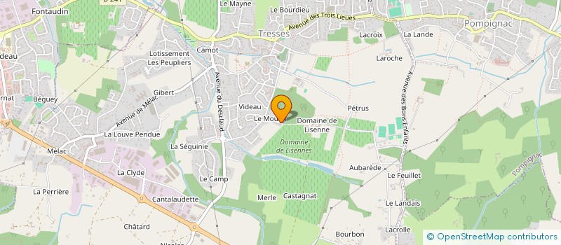 localisation de l'entreprise A. RICHELIEU  TRESSES